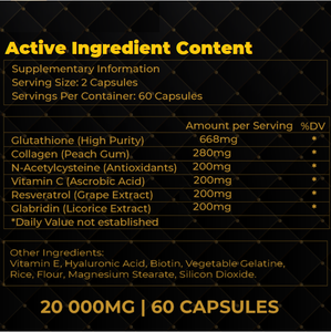 Exuberance Glutathione Capsules