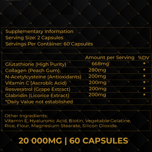 Exuberance Glutathione Capsules